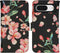 iMoshion Hoesje Geschikt voor Google Pixel 8 Hoesje Met Pasjeshouder - iMoshion Design Softcase Bookcase - Meerkleurig / Blossom Watercolor Black