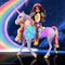 Unicorn Academy - Sophia & Regenboog Lichtmagie Wildstar - Interactieve Modepop met Licht Geluid Muziek (1 stuk)