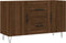 vidaXL - Dressoir - 100x36x60 - cm - bewerkt - hout - bruin - eikenkleur