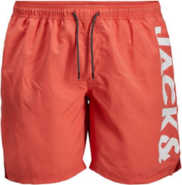 JACK&JONES - JJIBALI JJSWIMSHORTS AKM LOGO PS - Elastische tailleband - Maat 48