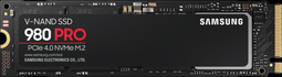 Samsung 980 Pro - SSD M.2 500GB - Leessnelheid 6900MB/s - Schrijfsnelheid 5000MB/s