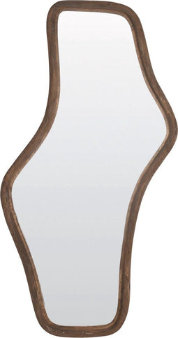 Light & Living Organische Spiegel Celano - Mangohout - 121 x 62cm - Donkerbruin