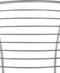 HOBACK - Eetkamerstoel - Zilver - Metaal