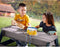 AXI Nick Zand & Water Picknicktafel in Antraciet/Grijs - Verstelbare Parasol - FSC Hout - Picknick tafel voor kinderen van hout