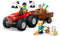LEGO City Rode tractor met aanhanger en schapen - 60461
