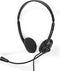 Nedis CHSTU110BK - On-ear USB-headset - Opvouwbare microfoon - Zwart