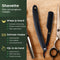 Gandria Shavette - Open Scheermes - Inclusief 60 Scheermesjes - Zwart Hout