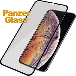 PanzerGlass iPhone XS Max - Privacy Glass Screenprotector - 9x sterker - Zwart