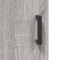 vidaXL - Dressoir - 69,5x34x90 - cm - bewerkt - hout - grijs - sonoma - eikenkleurig