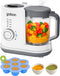 Gatson BabyChef - Blender en Stomer - 6 functies - Babyvoeding bewaarbakje
