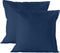 Kussensloop HappyFriday BASIC Marineblauw 60 x 60 cm (2 Stuks)