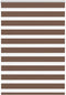vidaXL - Zebra - rolgordijn - 105x150 - cm - stofbreedte - 100,9cm - polyester - bruin