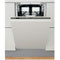 Whirlpool WSIO 3T223 PE X - Ingebouwde Vaatwasser - 10 Couverts - 6th Sense Technologie - Eco E