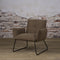SIDD Dante coffeechair - fabric Teddy MJ8-7 Dark brown