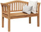vidaXL - Tuinbank - 120x53.5x85 - cm - Massief - Teakhout