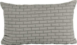 Sierkussen decoratie kussen Tribeca 30 x 50 cm zilver grijs
