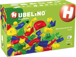 Hubelino Knikkerbaan - Baanelementen - 128 dlg - Multicolor