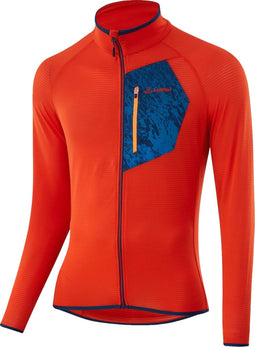 Löffler Outdoorvest Heren Polyester Oranje/blauw Maat 48