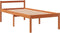 vidaXL - Seniorenbed - massief - grenenhout - wasbruin - 90x200 - cm
