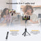 Studio ME - 3 in 1 Selfie Stick Tripod - Bluetooth Afstandsbediening - Uitschuifbaar tot 70 cm - Zwart