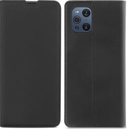iMoshion Hoesje Geschikt voor Oppo Find X3 Pro 5G Hoesje Met Pasjeshouder - iMoshion Slim Folio Bookcase - Zwart