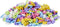 Plus-Plus Basic Reiskoffer - Bouwset 600 delige - Creatief constructiespeelgoed - Pastel Lila paars