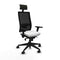 Bureaustoel met hoofdsteun Piqueras y Crespo 3D066N1 Wit