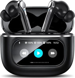 Soundtrex Display Draadloze Oordopjes - Bluetooth Oordopjes – Oortjes draadloos - Active Noise