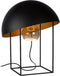 Atmooz - Tafellamp Hoody - Met kap - E27 - Slaapkamer / Woonkamer - Zwart / Goud - Hoogte 50cm - Metaal