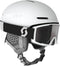Scott Track+factor Helm - Sneeuwsporten - 360° Pure Sound-technologie - Wit