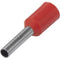TRU COMPONENTS 1572427 Adereindhulzen 1.50 mm² Deels geïsoleerd Rood 100 stuk(s)