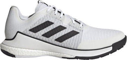 ADIDAS Crazyflight M - Padel schoenen - Hybride zool voor grip - Wit Zwart (maat 48 2/3)