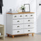 vidaXL - Stapelbed - 'ASKIM'Wit - 91x40x79 - cm - Massief - Grenenhout