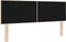 vidaXL - Hoofdbord - Knop - Gepongeerd - Crème - 140 - cm - Stof