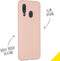 Accezz Galaxy A40 - Liquid Silicone Backcover - Schokabsorberend - Roze