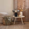 Atmooz - Tafellamp Flight - Slaapkamer / Woonkamer - Industrieel - Zwart - rookgrijs glas - Hoogte 150cm - Metaal en Glas