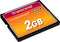 Transcend 133X - CompactFlash Card 2GB - Ultra-snel 45MB/s (1 stuk)
