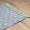 Nattiot - Dristy Medium Grey - Vloerkleed/Tapijt Voor Kinderkamer - Afmetingen 110 x 170cm