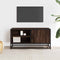 vidaXL - Tv-meubel - 80x34,5x40 - cm - bewerkt - hout - metaal - bruin - eikenkleur
