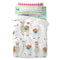 Happy Friday Duvet cover set 2 pieces Cute llamas 115x145 cm (Cot bed) Multicolor