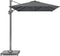 Platinum Sun & Shade – Zweefparasol – Voyager T¹ - 300x200cm – Antraciet – Kantelbaar – 360° Draaibaar – 96% UV protectie