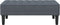 vidaXL - Ligbed - Donkergrijs - 113 - cm - Fluweel