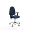 Piqueras y Crespo B1D05RT - Bureaustoel - Verstelbare hoogte met armleuning - Marineblauw