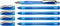 Schneider balpen Slider Memo XB blauw, 4 stuks + 1 Rave GRATIS