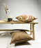 Dutch Decor RODY - Sierkussen velvet - 45x45 cm - Tobacco Brown - bruin - retro dessin - Inclusief binnenkussen