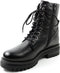 PS Poelman Mink - Veterboots - Tumbled leer - Zwart - Maat 42