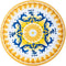 Bo-Camp - Servies - 16-Delige Siciliaanse Set - Melamine (16 stuks)