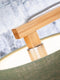 GOOD&MOJO Himalaya - Tafellamp - Bamboe/Linnen - 29x18x47 cm - Bruin/Taupe