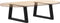 vidaXL - Eettafelpoten - 2 - st - V-vormig - 70x(30-31,3) - cm - staal - zwart