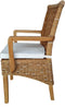 SVJ Eetkamerstoel Rechthoekig - 57 x 54 x 97 cm - Rotan - Bruin